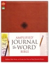 Amplified Journal the Word Bible  - Leathersoft Brown